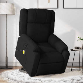 Electric Stand Up Massage Recliner Chair Black