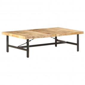Coffee Table Natural wood and black