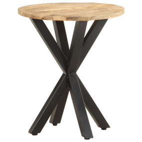Side Table Natural Wood Solid Mango Wood Durable Side T...