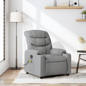 Massage Recliner Chair Light grey