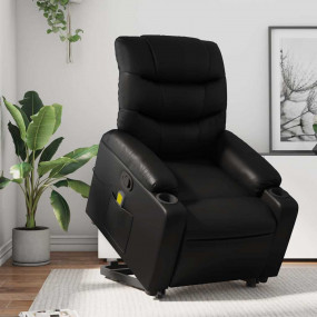 Stand Up Massage Recliner Chair Black