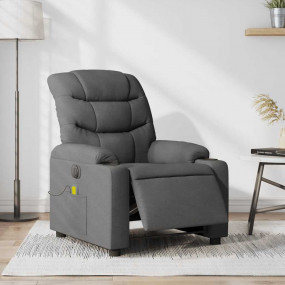 Electric Massage Recliner Chair Dark Gray