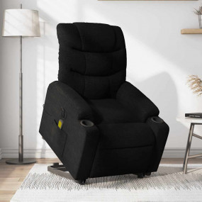 Electric Stand Up Massage Recliner Chair Black