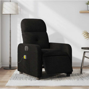 Electric Massage Recliner Chair Black Polyester, Metal,...