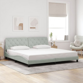 Bed Frame Light Gray