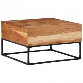 Coffee Table Brown Solid Acacia wood Medium Durable