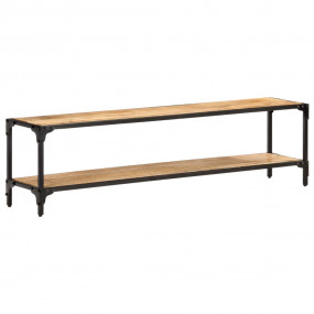 TV Cabinet Brown Solid mango wood 59.1 in Storage TV Ca...