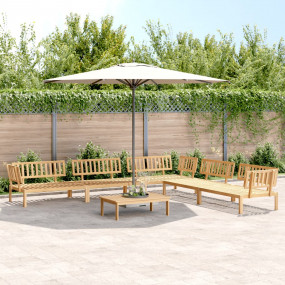 Pallet Sofa Set Natural Wood Solid Acacia Wood Large Mo...