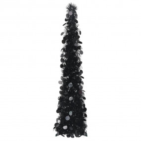Pop-up Christmas Tree Black PET Medium Collapsible