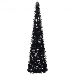 Pop-up Christmas Tree Black PET Medium Foldable