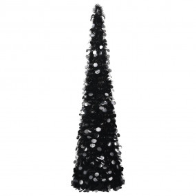 Pop-up Christmas Tree Black PET 5.9 ft Collapsible