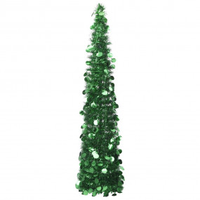 Pop-up Christmas Tree Green PET 70.9 in Collapsible