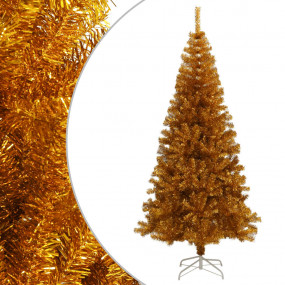 Fake Christmas Tree Gold PET 70.9 in Fake Christmas Tre...