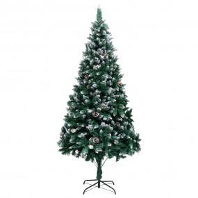 Christmas Tree Green and white PVC, steel 82.7 in