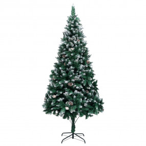 Christmas Tree Green and white PVC, steel Large Decorat...