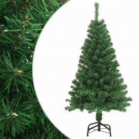 Artificial Christmas Tree Green PVC, Steel 59 in tall F...