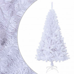 Artificial Christmas Tree White PVC, steel 59.1 in