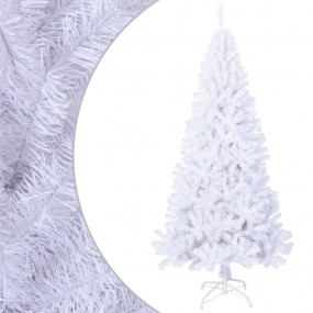 Artificial Christmas Tree White PVC, Steel Extra large