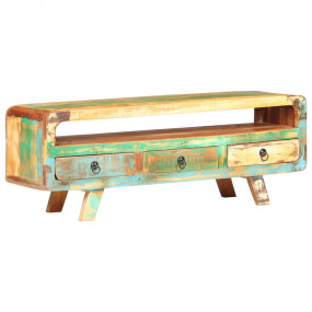 TV Cabinet Mix color finishing Reclaimed wood 46.1 x 11...