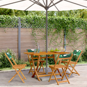 Garden Chair Set of 4 Green