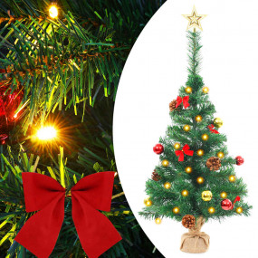 Christmas Tree Green PVC Small Christmas Tree Cone-shap...