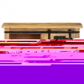TV Cabinet Natural Mango Wood Solid Mango Wood Sliding ...