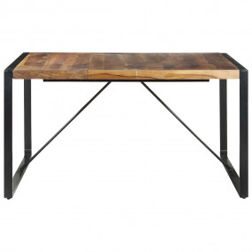 Dining Table Natural wood, Black