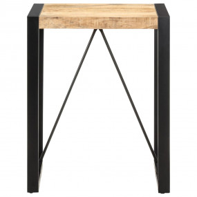 Dining Table Rough Mango Wood Solid Rough Mango Wood Sm...