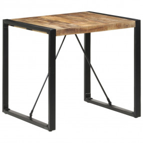 Dining Table Rough Mango Wood Rough Mango Wood, Powder-...
