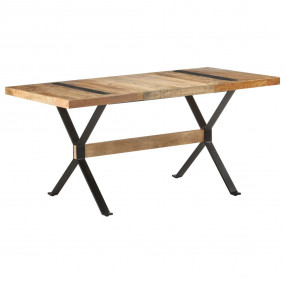 Dining Table Rough Mango Wood Finish
