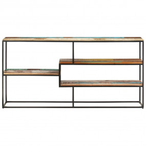 Sideboard Mixed-color Solid reclaimed wood, powder-coat...