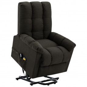Power Lift Chair Dark Brown Fabric (100% polyester), Pl...