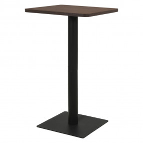 Bar Table Dark Ash and Black