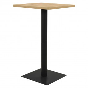 Bar Table Oak color and black