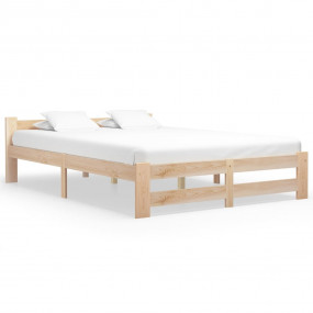 Bed Frame Natural wood Solid pine wood, plywood Full Du...