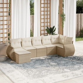 Patio Sofa Set Beige