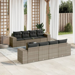 Garden Sofa Set Grey