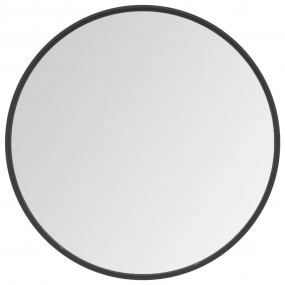 Wall Mirror Black Glass 23.6 in diameter Modern Wall Mi...