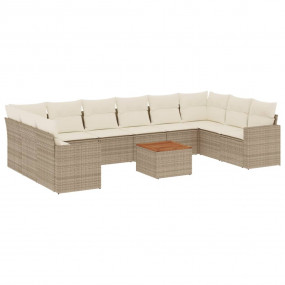 Garden Sofa Set Beige, Cream White