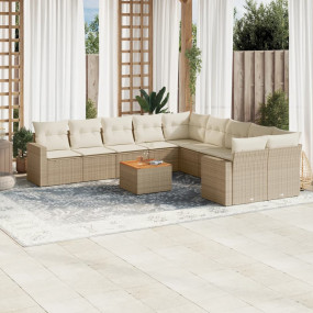 Garden Sofa Set Beige