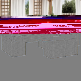 Garden Sofa Set Beige