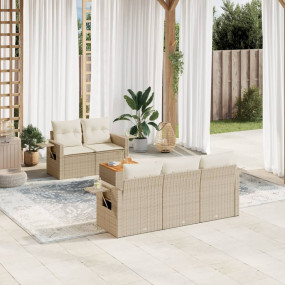 Garden Sofa Set Beige