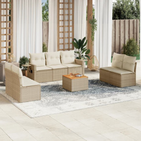 Garden Sofa Set Beige