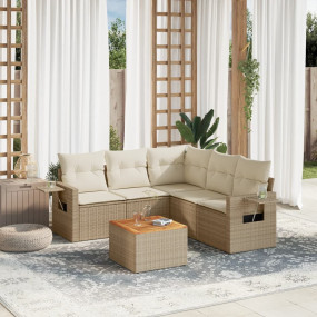 Garden Sofa Set Beige