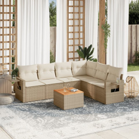 Garden Sofa Set Beige