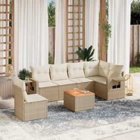 Garden Sofa Set Beige
