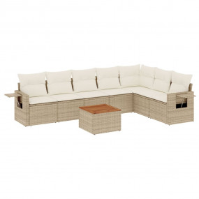 Garden Sofa Set Beige, Cream white