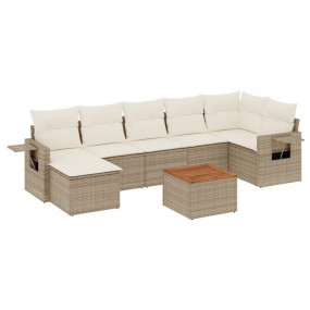 Garden Sofa Set Beige, Cream White