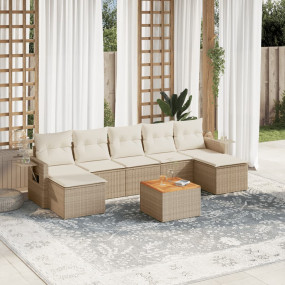 Garden Sofa Set Beige