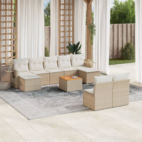 Garden Sofa Set Beige